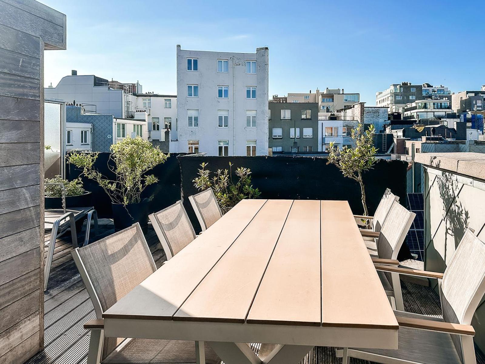 Modern Appartement Centrum Oostende Met Enorm Dakterras Kültér fotó