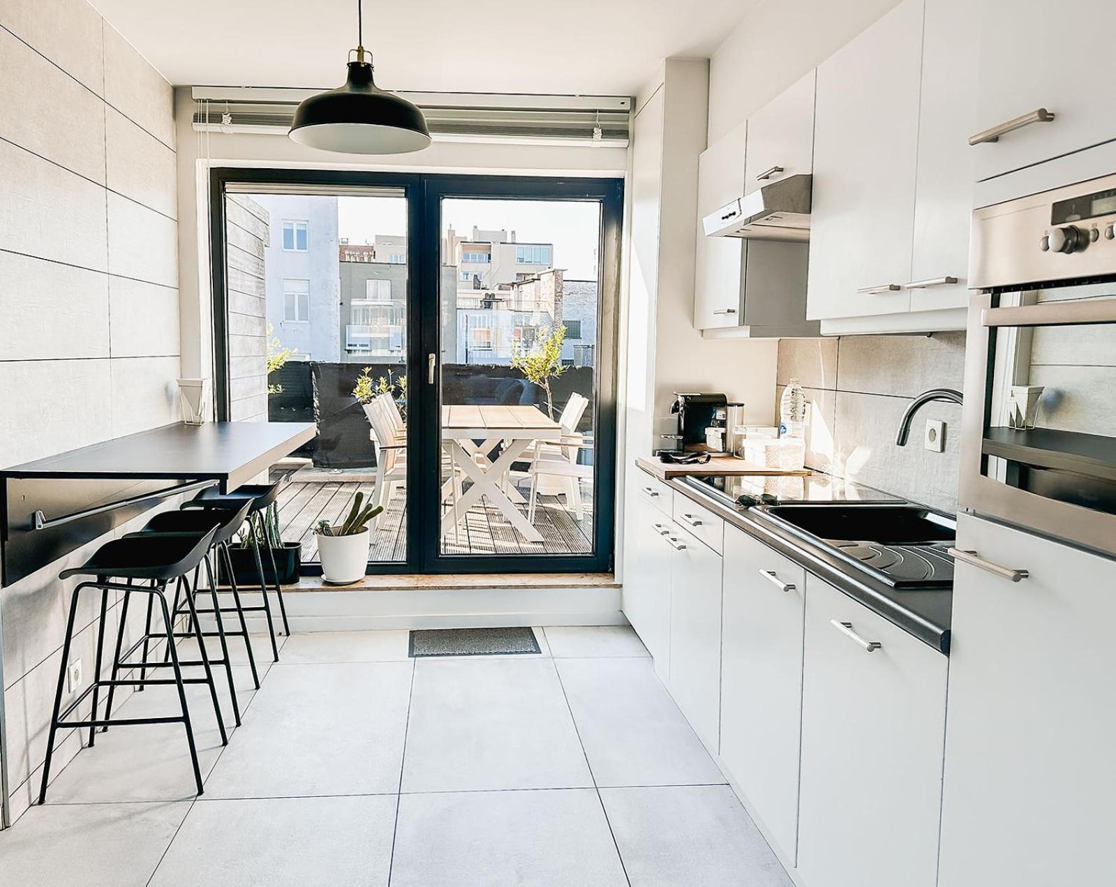 Modern Appartement Centrum Oostende Met Enorm Dakterras Kültér fotó