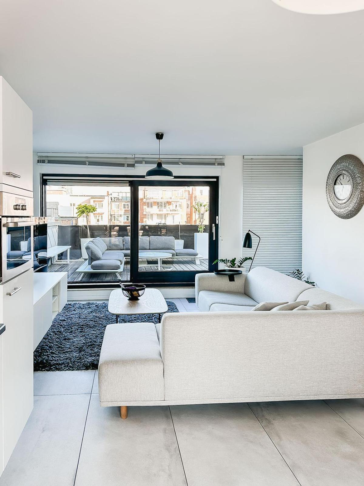 Modern Appartement Centrum Oostende Met Enorm Dakterras Kültér fotó